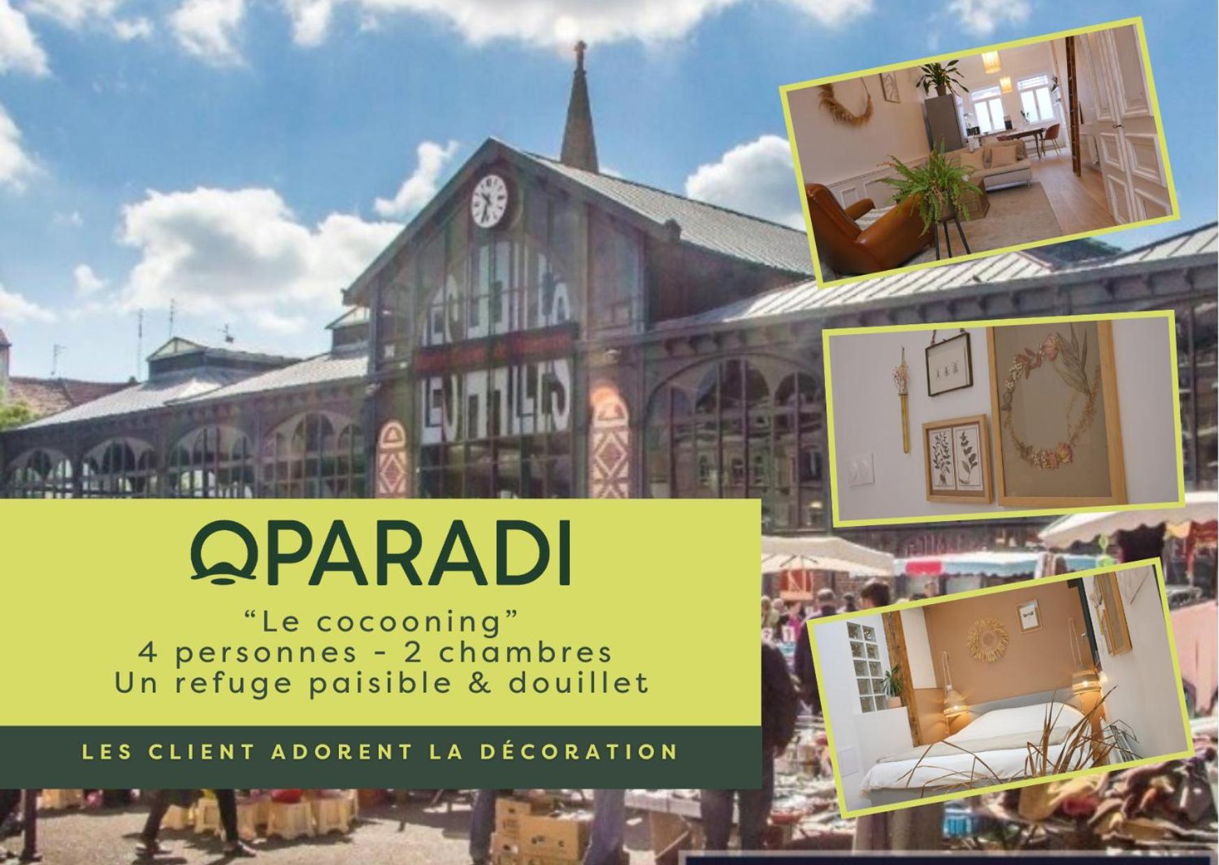 Oparadi "Le Coconing" En Plein Coeur Du Marche De Wazemmes ลีลล์ ภายนอก รูปภาพ